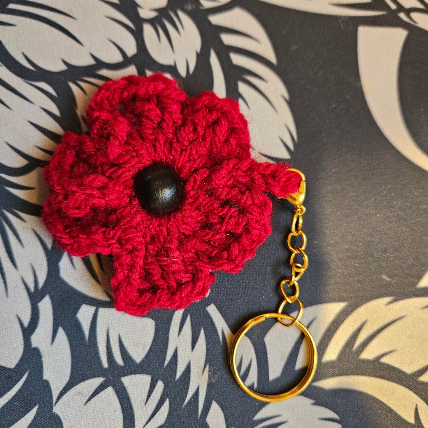 Crochet Keyrings - Solid Colour