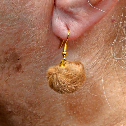 Dangle Earrings - Pompom