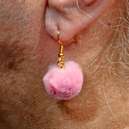 Dangle Earrings - Pompom